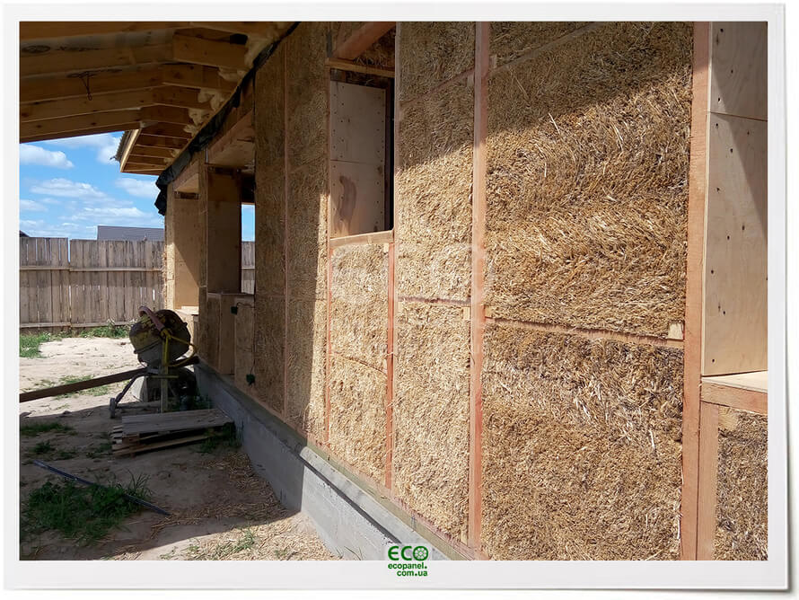 Строительство домов из соломенных панелей: экологично и экономно - Экопанели из ржаной соломы и тростника